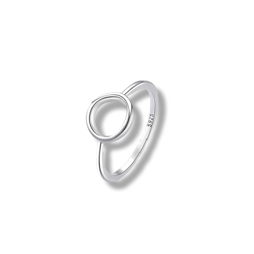 Sterling Silver Minimalist Circle Ring