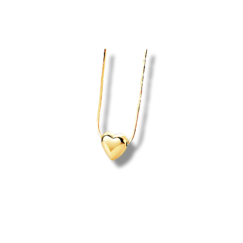 Gold Coated Heart Necklace