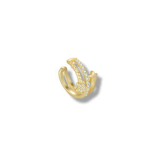 Gold Shooting Star Ear Cuff