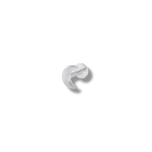 18K Gold Coated Moon Piercing Stud